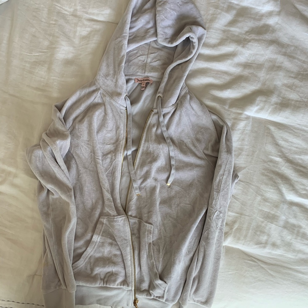 Juicy Couture velour zip-up
